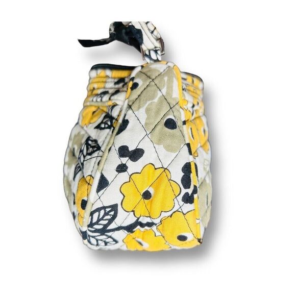 Vera Bradley Yellow Floral Crossbody Bag Quilted Cotton Small Adjustable Strap - Picture 8 of 12